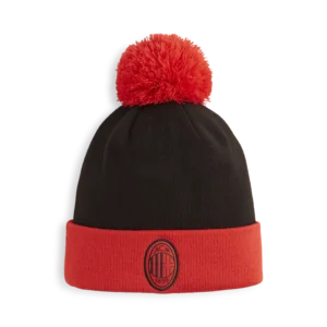 AC Milan Ess Pom Beanie Black/Red