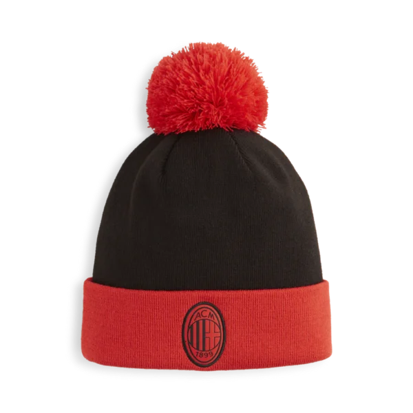 puma-ac-milan-ess-pom-beanie-blackred-561120 AC Milan Ess Pom Beanie Black/Red